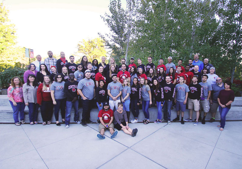 Wildcat Shop staff standing together in the store