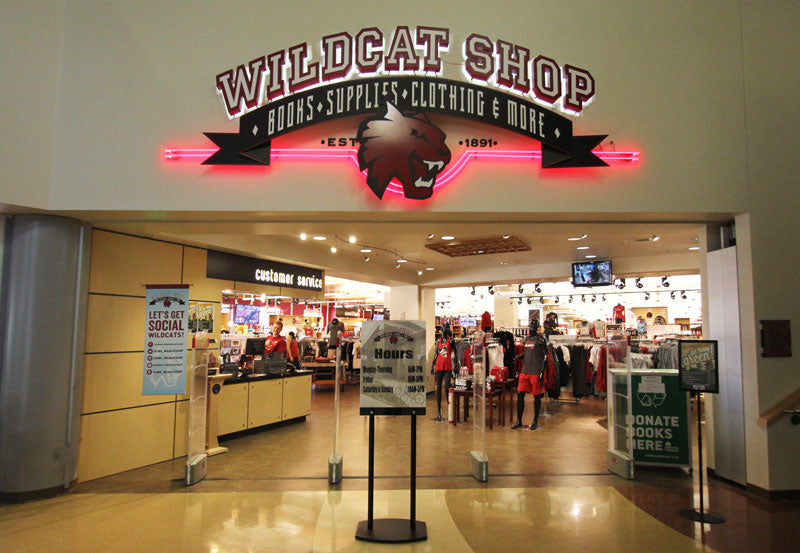 Current Wildcat Shop storefront in the SURC